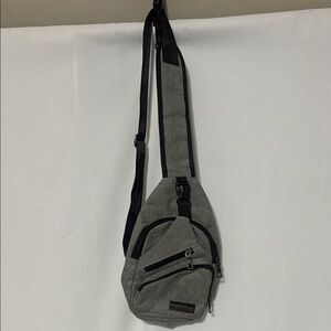 Gray Sling Bag